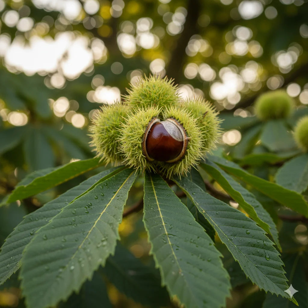 feuille de marronnier d'Inde