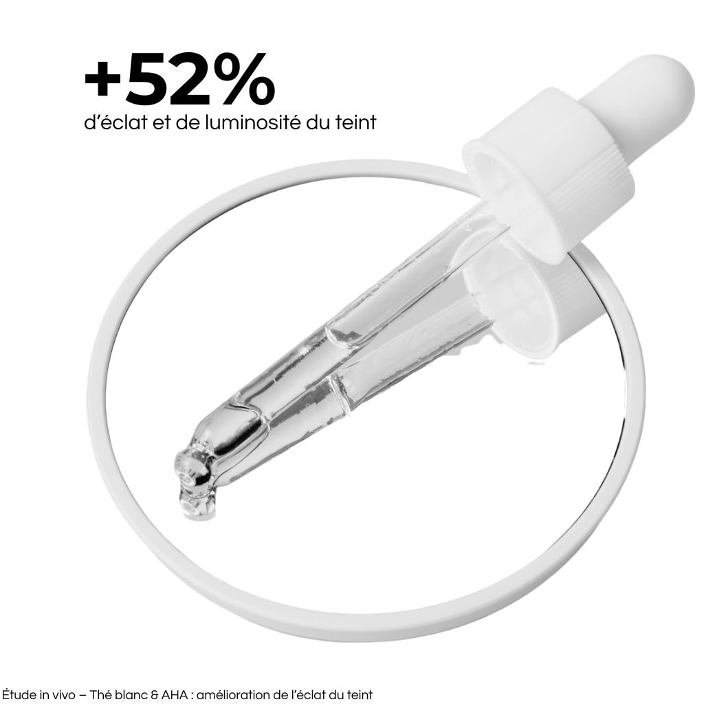 Éclat Originel⎪Peeling AHA Bio - Acide Lactique et Thé Blanc - 30ml