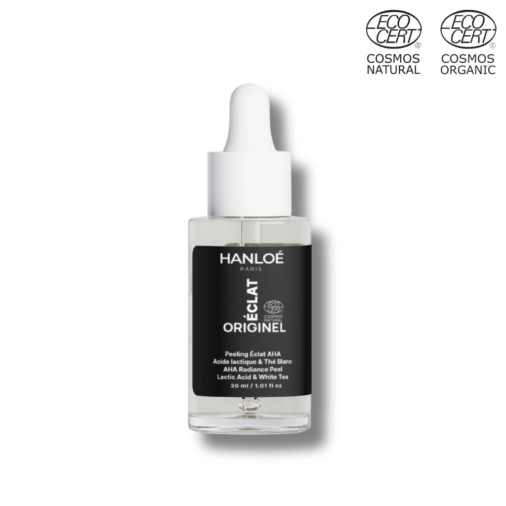 Éclat Originel⎪Peeling AHA Bio - Acide Lactique et Thé Blanc - 30ml
